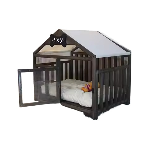 モダンで豪華な室内犬小屋、カスタマイズ可能な木製デザイン、リ - Sustainable Living Design のレビューと価格